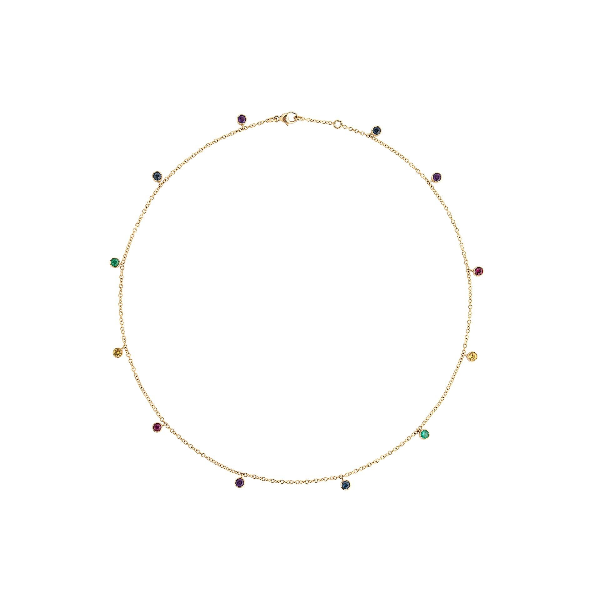 Round Cut Towards the Stars Chain For Sale