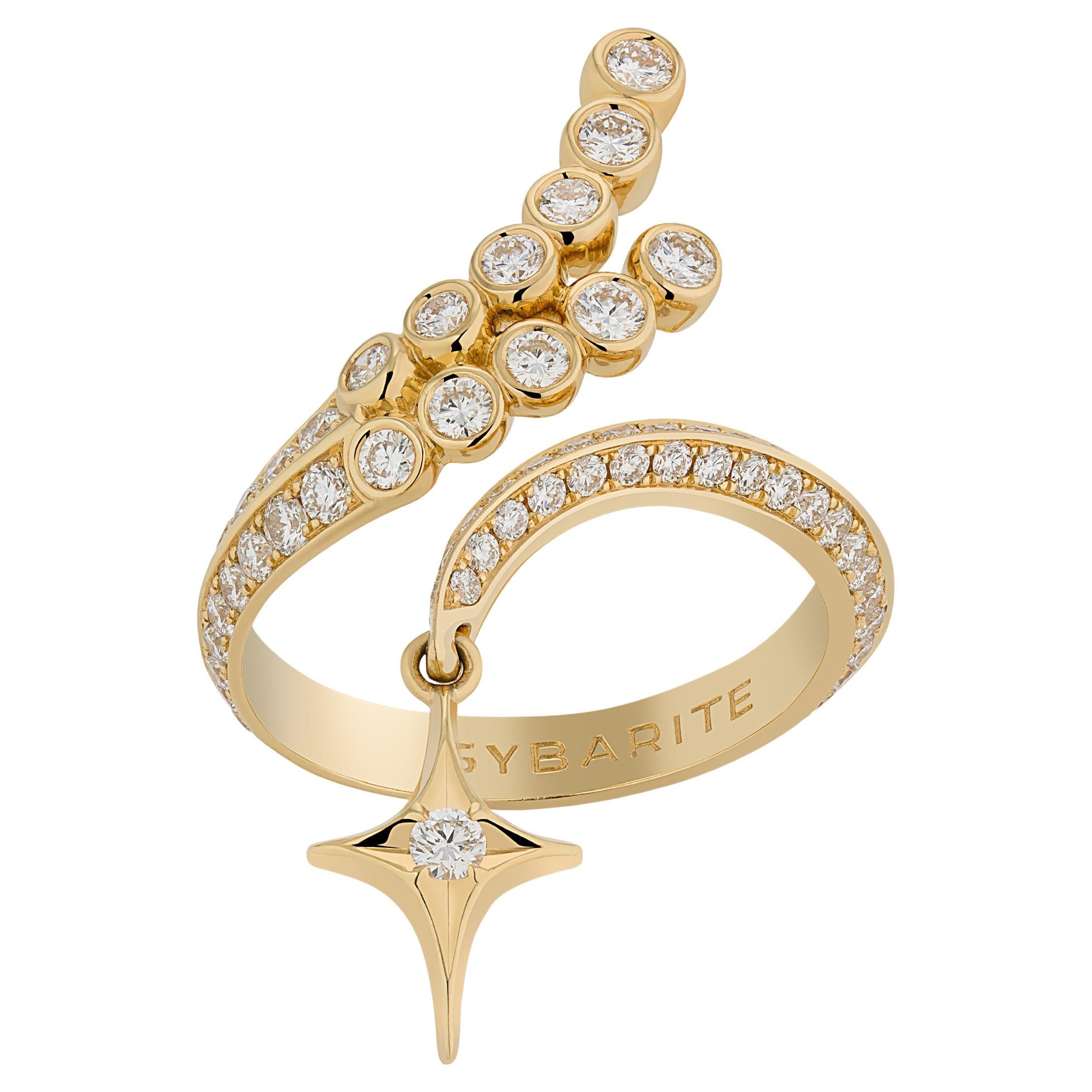 Towards the Stars Falling Star Ring