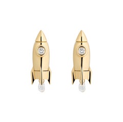 Towards the Stars Fly Me to the Moon Earrings
