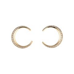 Towards the Stars Moon Earrings