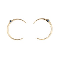 Towards the Stars Moon Earrings