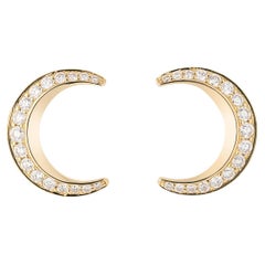 Towards the Stars Moon Earrings