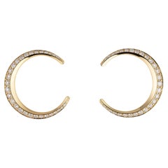 Towards the Stars Moon Earrings
