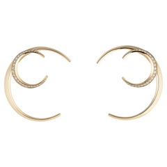 Towards the Stars Moon Earrings