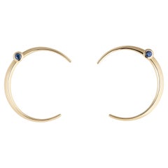 Towards the Stars Moon Earrings