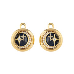Towards the Stars New Moon Earrings