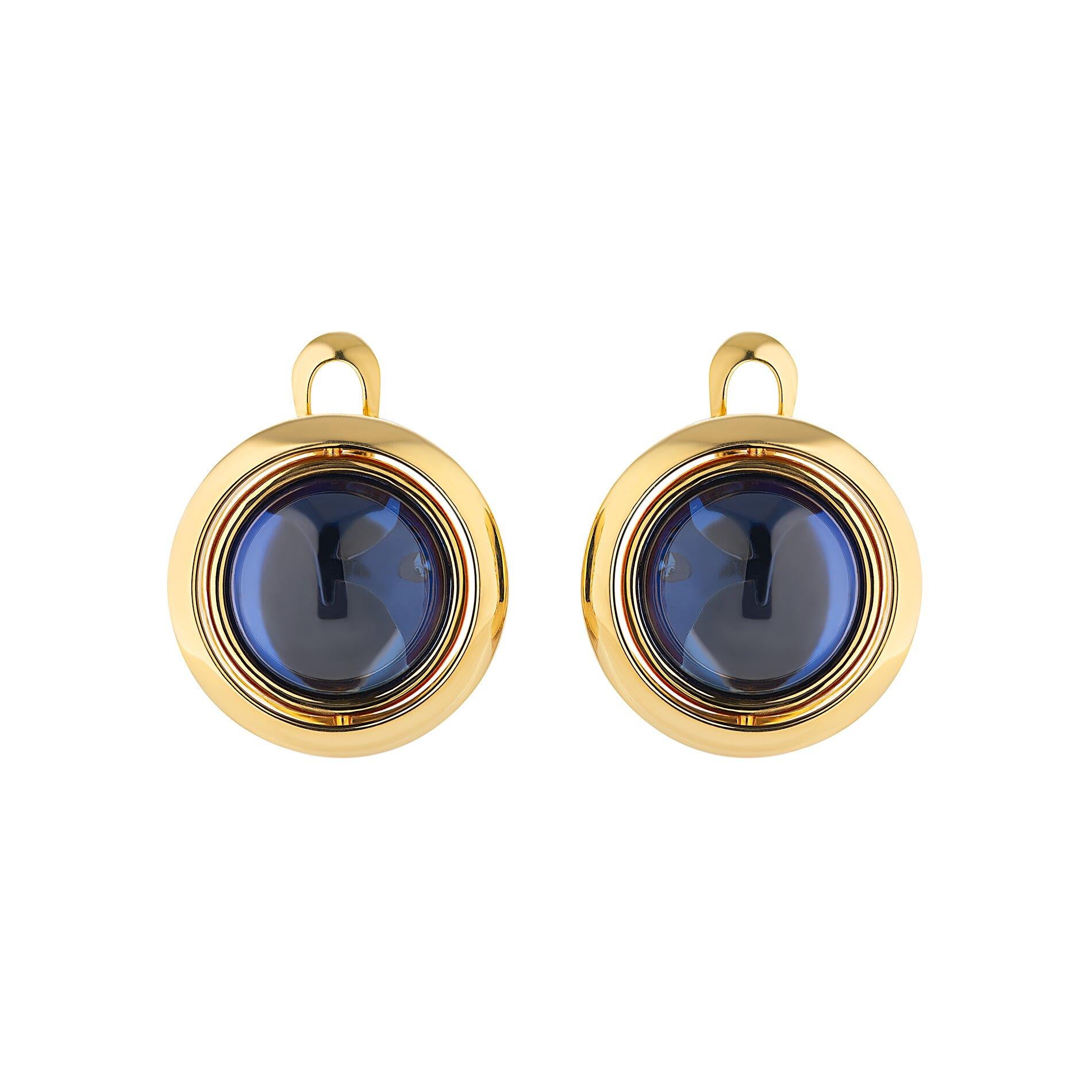Contemporary Towards the Stars New Moon Earrings For Sale