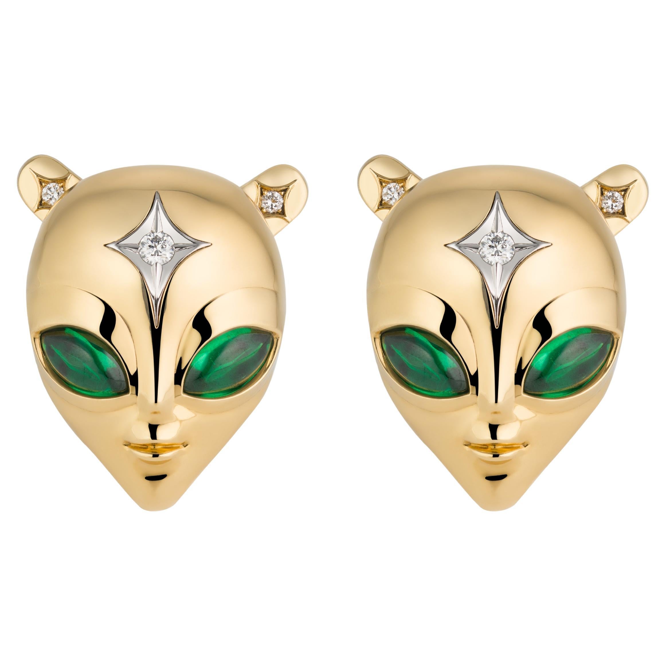 Towards the Stars She’s an Alien Earrings For Sale