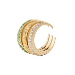 Towards the Stars Yellow Moon Ring