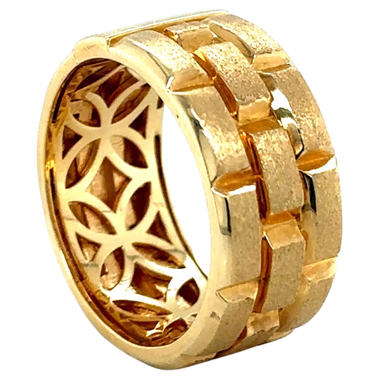 Tower 18K Yellow Gold Statement Ring