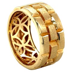 Tower 18K Yellow Gold Statement Ring