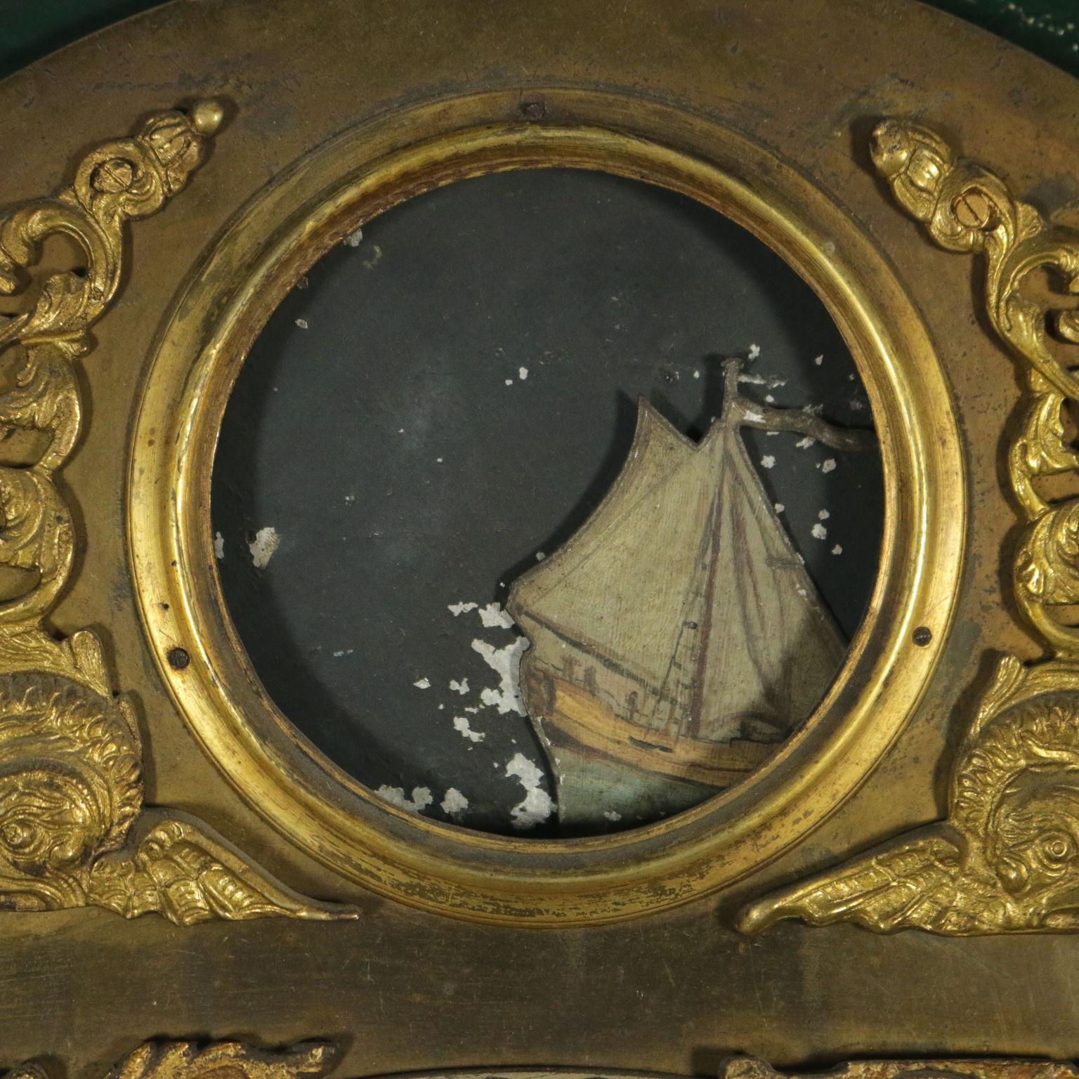 Wood Tower Clock, Phippard Jappened Long Case George II Period '1730-1760'