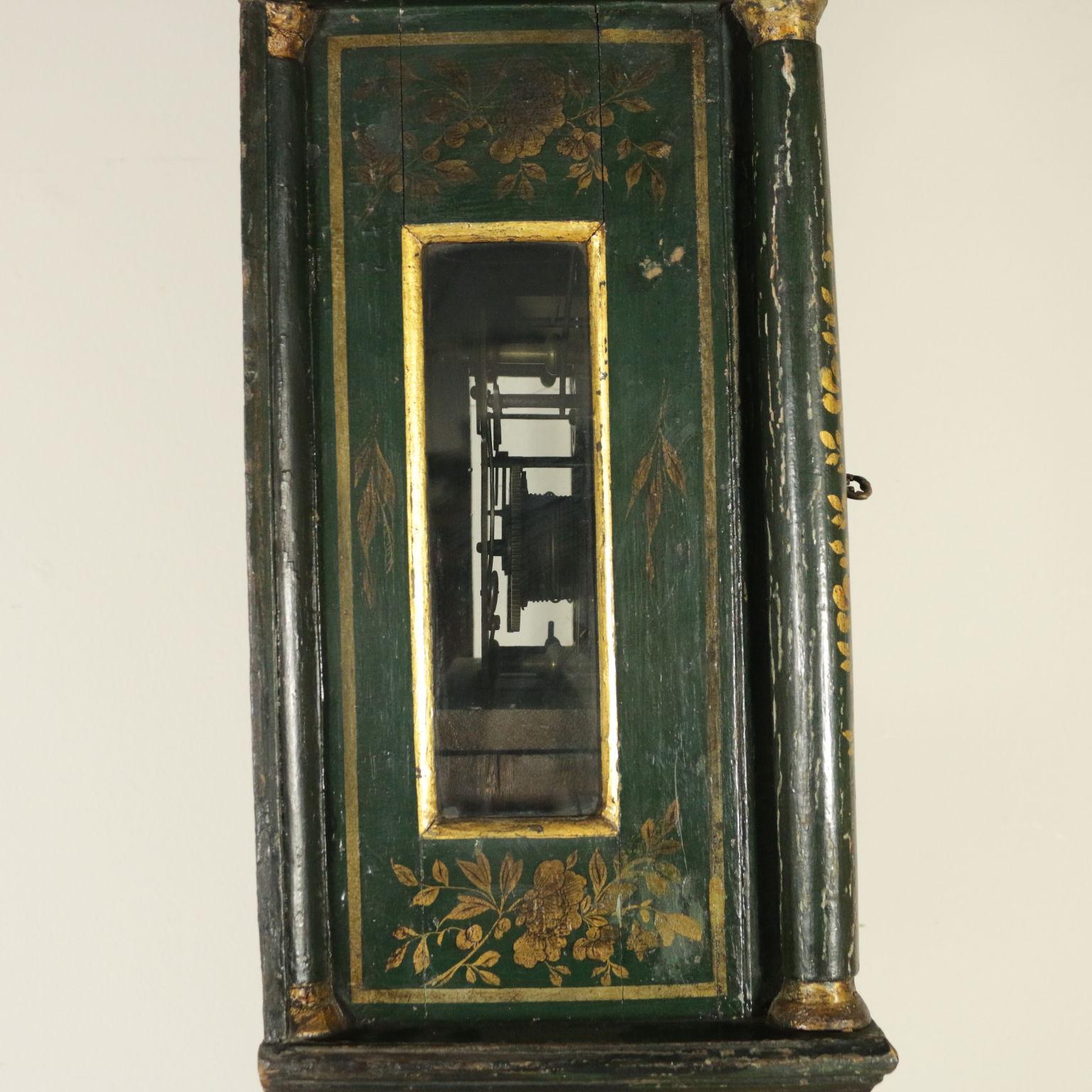 Tower Clock, Phippard Jappened Long Case George II Period '1730-1760' For Sale 2
