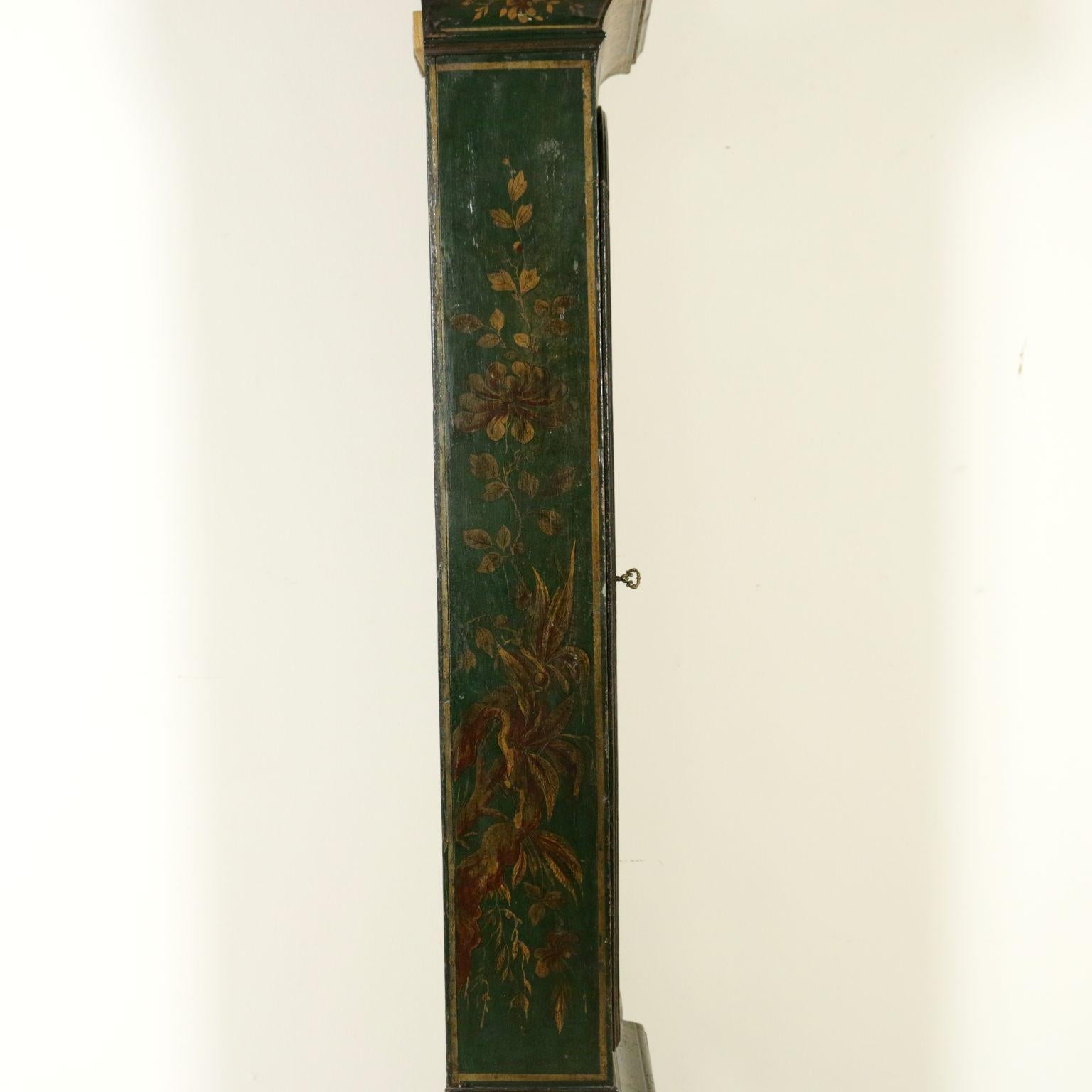 Tower Clock, Phippard Jappened Long Case George II Period '1730-1760' 7