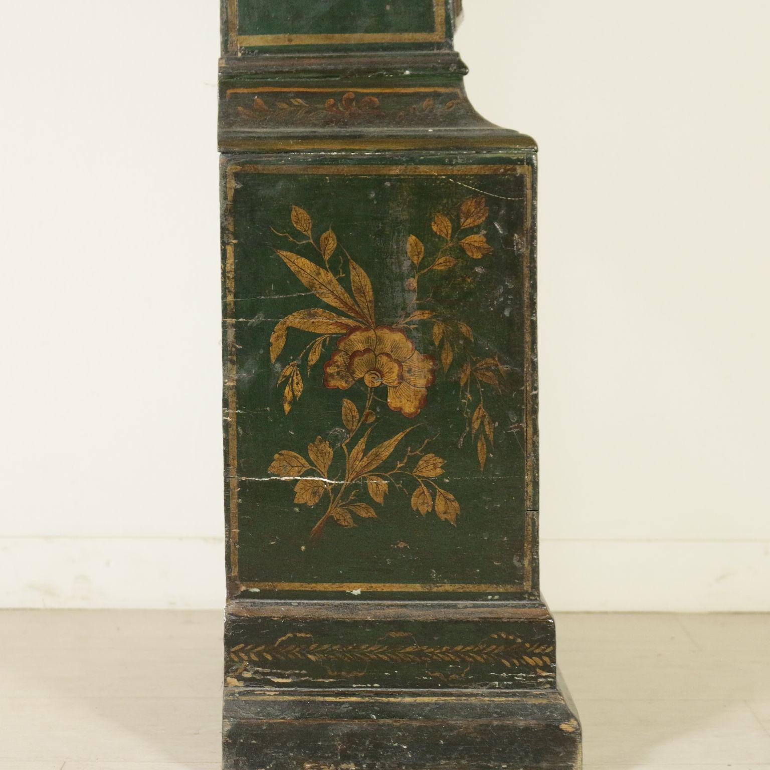 Horloge de tour, Phippard Jappened Long Case George II Period '1730-1760' en vente 11