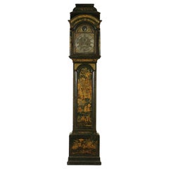 Tower Clock, Phippard Jappened Long Case George II Period '1730-1760'