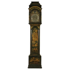 Tower Clock, Phippard Jappened Long Case George II Period '1730-1760'