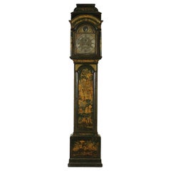 Used Tower Clock, Phippard Jappened Long Case George II Period '1730-1760'