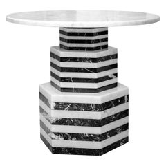 Tower Marble Cocktail Table Designed by Javier Gomez for Essenzia