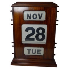 Towering Used English Perpetual Calendar