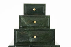 Towering Skyscraper Storage Cabinet by Maitland Smith 1980s