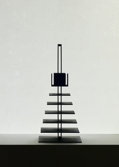 Scultura architettonica in ferro TOWERX14 in nero opaco di Towerland