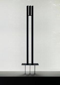 TOWERX15 Architectural Iron Sculpture in Matte Black by Towerland