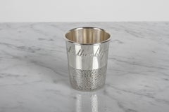 Towle Neuheit Barware Sterling Silber "Nur ein Fingerhut" Jigger Schnapsglas