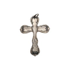 Towle Old Master Sterling Silver Cross Pendant/Ornament