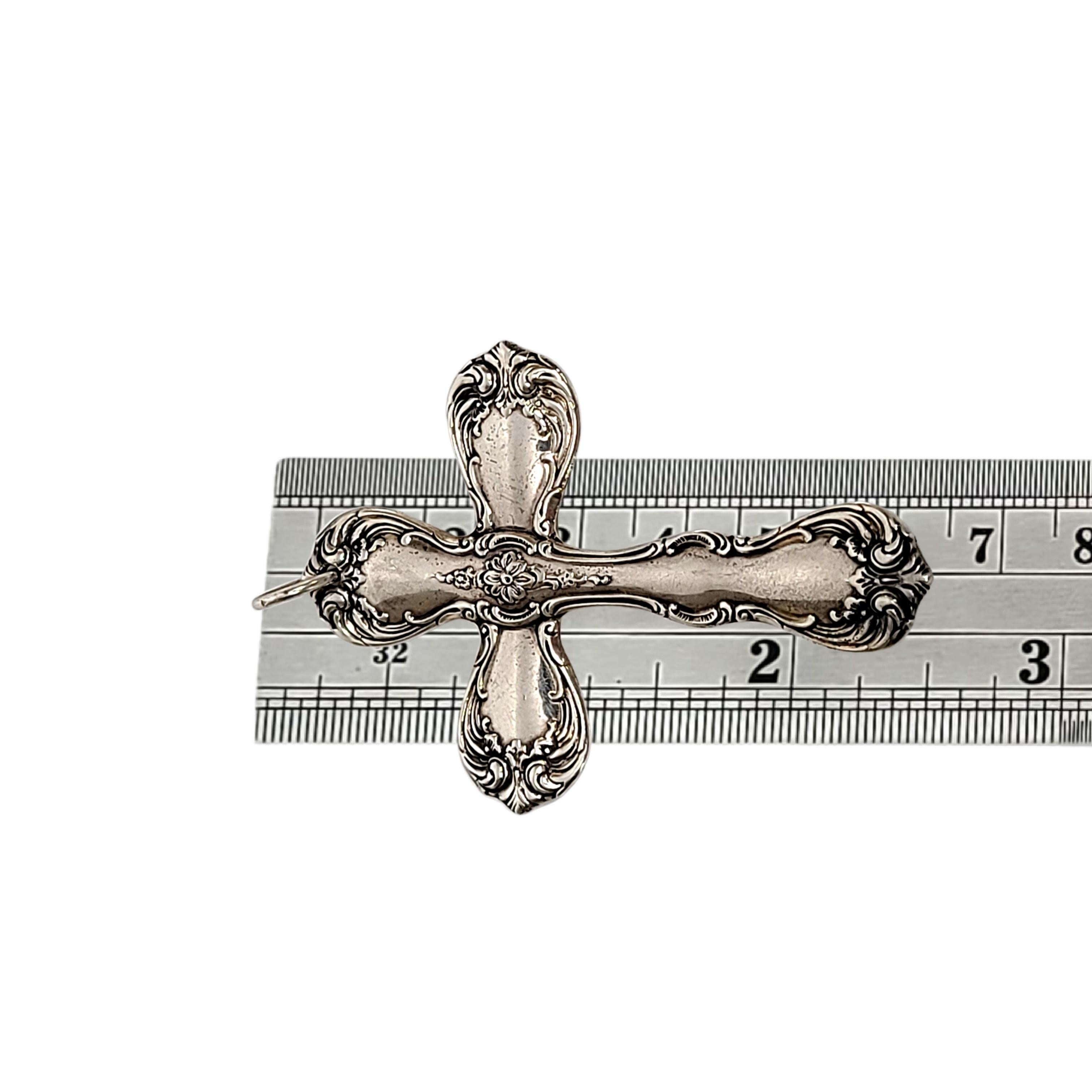 Towle Old Master Sterling Silver Cross Pendant/Ornament 1