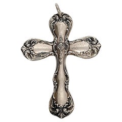 Vintage Towle Old Master Sterling Silver Cross Pendant/Ornament