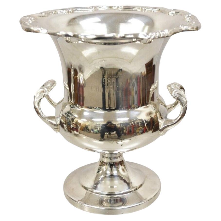 Towle Silver Plate Champagne Chiller Ice Bucket Trophy Cup NJPHA 1988 Champion B