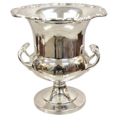 Vintage Towle Silver Plate Champagne Chiller Ice Bucket Trophy Cup NJPHA 1988 Champion B