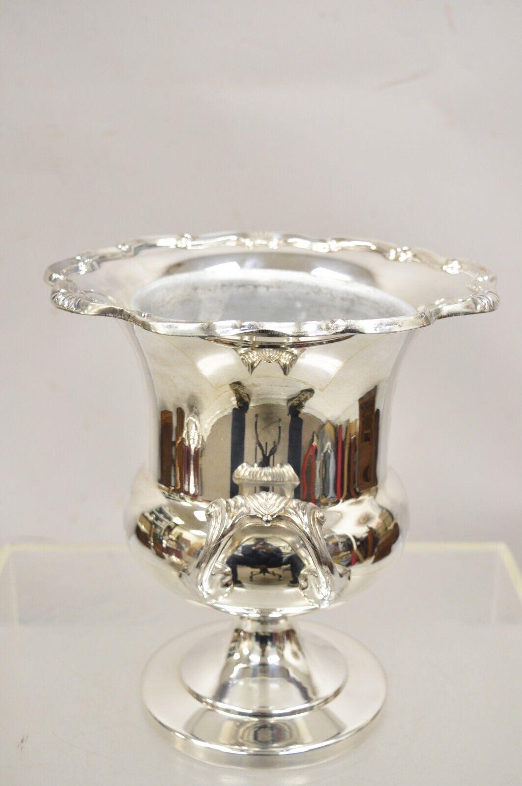 Vintage Towle Silver Plated Champagne Chiller Ice Bucket Trophy Cup graviert 