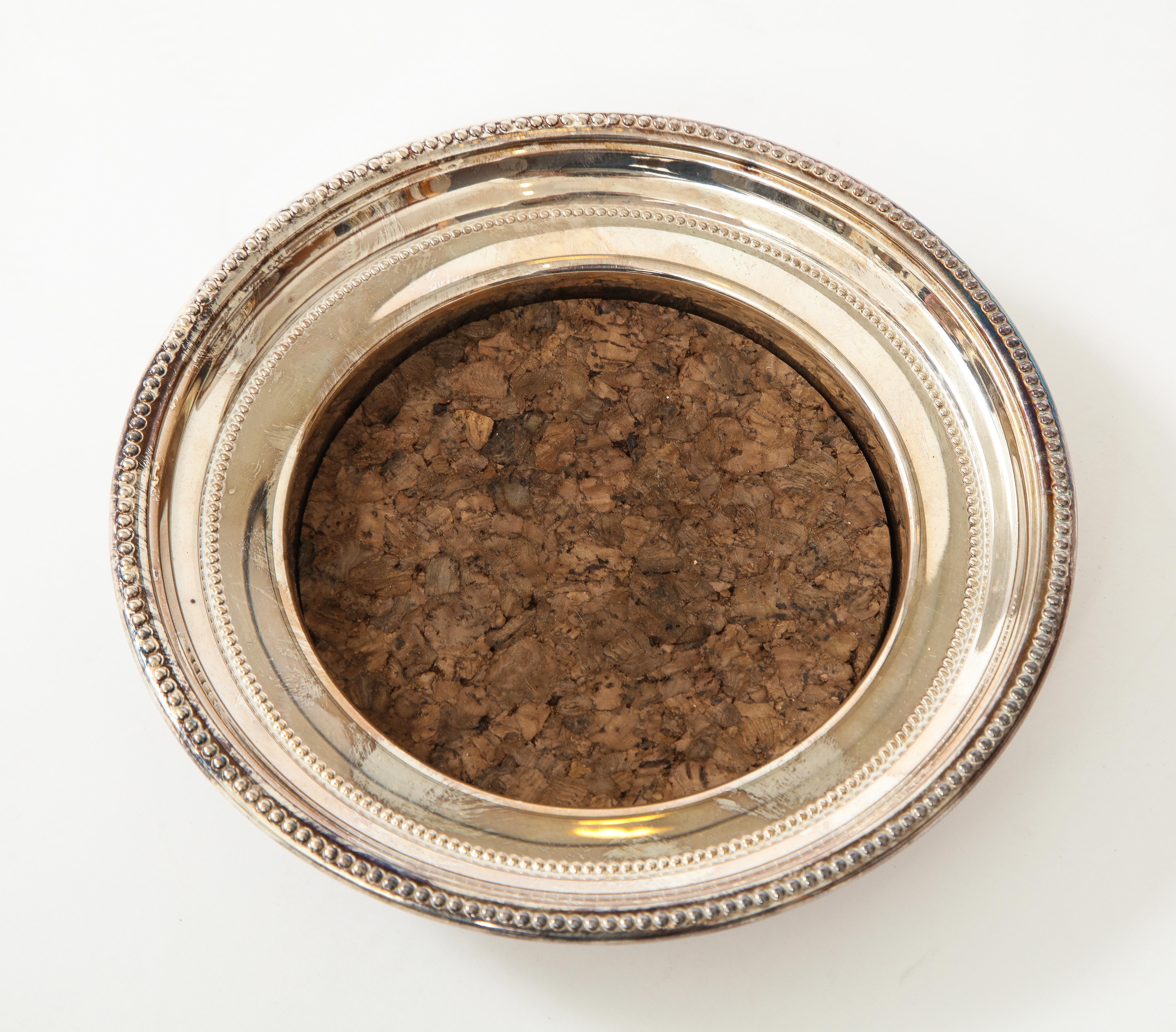 Towle Silver Weinuntersetzer, Korkenzieher im Zustand „Gut“ im Angebot in New York, NY