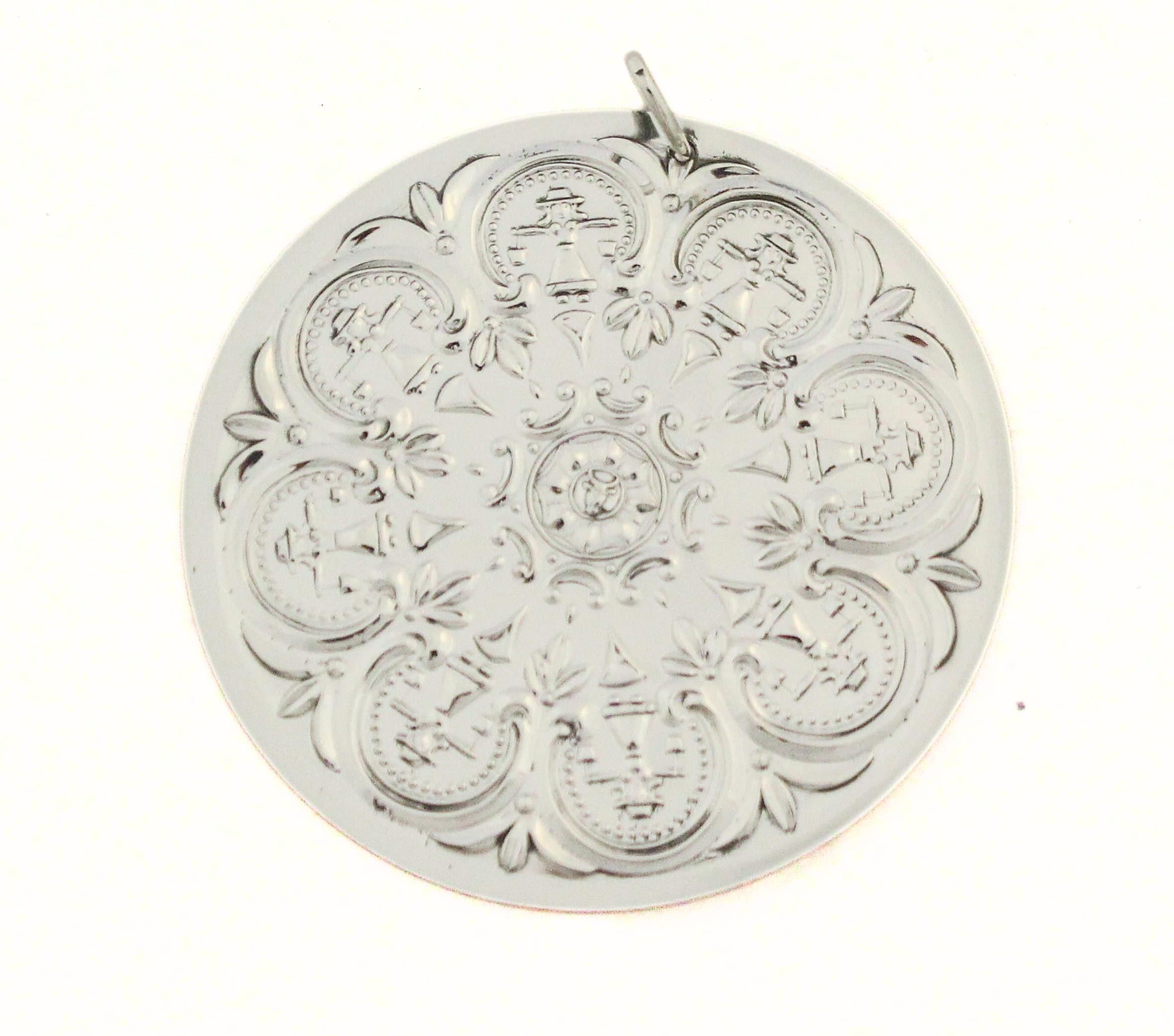 Americano Ornamento natalizio in argento sterling di Towle Silversmiths - 1978 in vendita