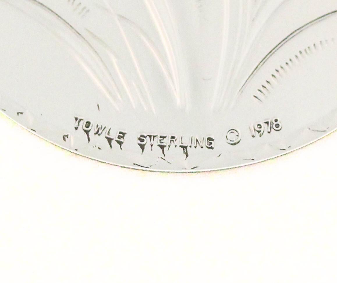 Fine XX secolo Ornamento natalizio in argento sterling di Towle Silversmiths - 1978 in vendita