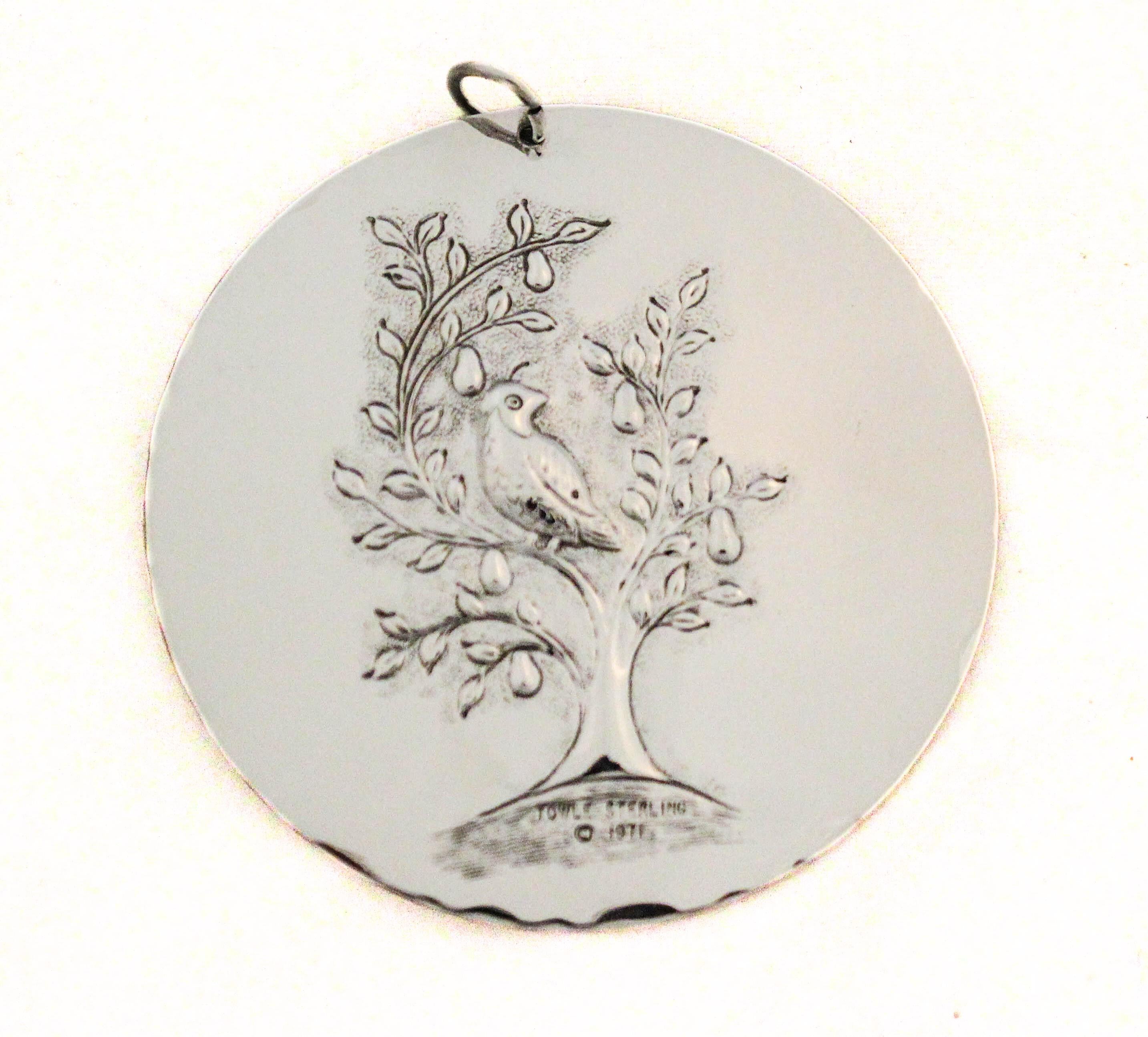 Towle Silversmiths Sterling Silver Weihnachtsschmuck - CIRCA 1971 (amerikanisch) im Angebot