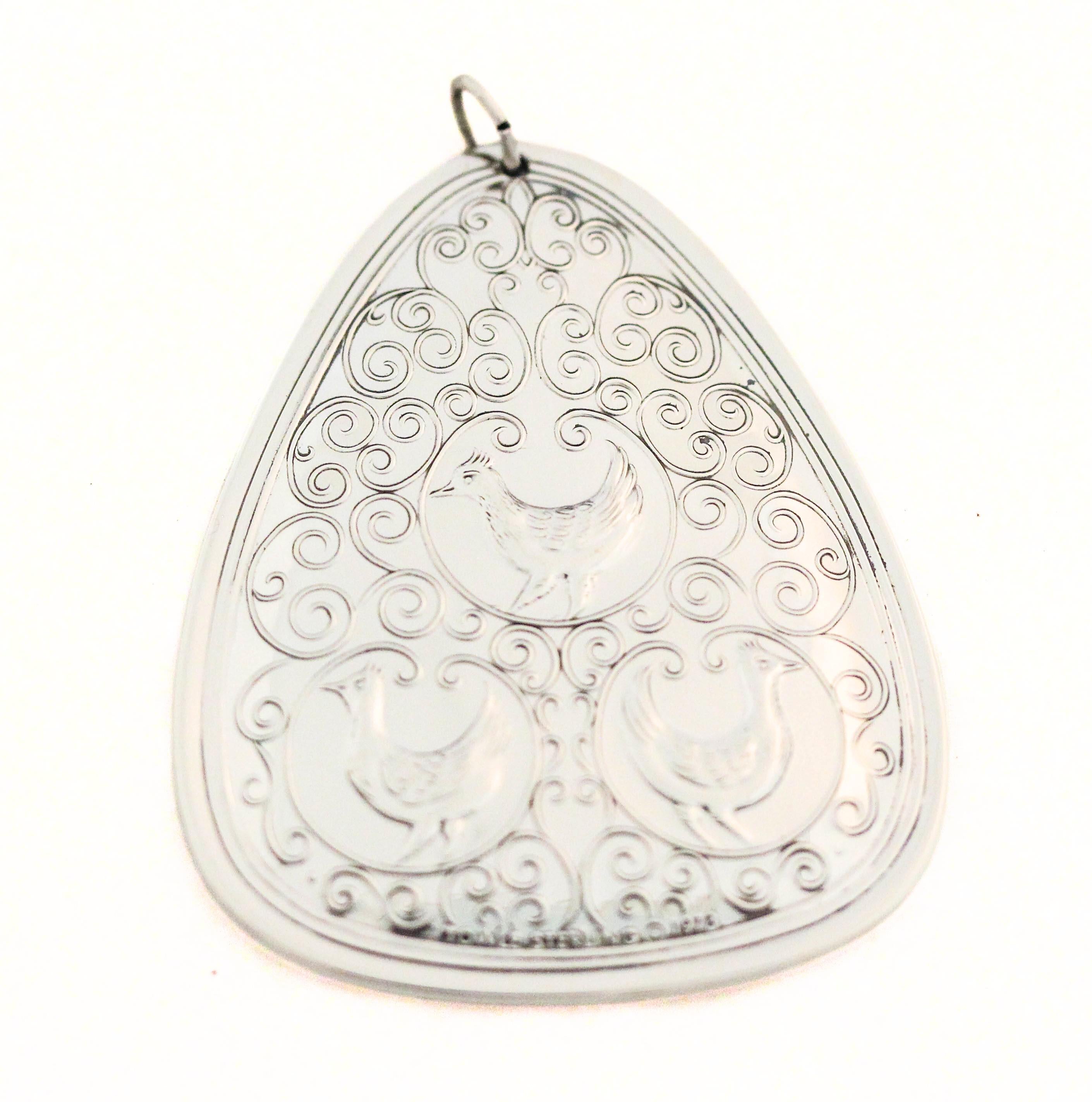 Towle Silversmiths Ornamento natalizio in argento sterling 