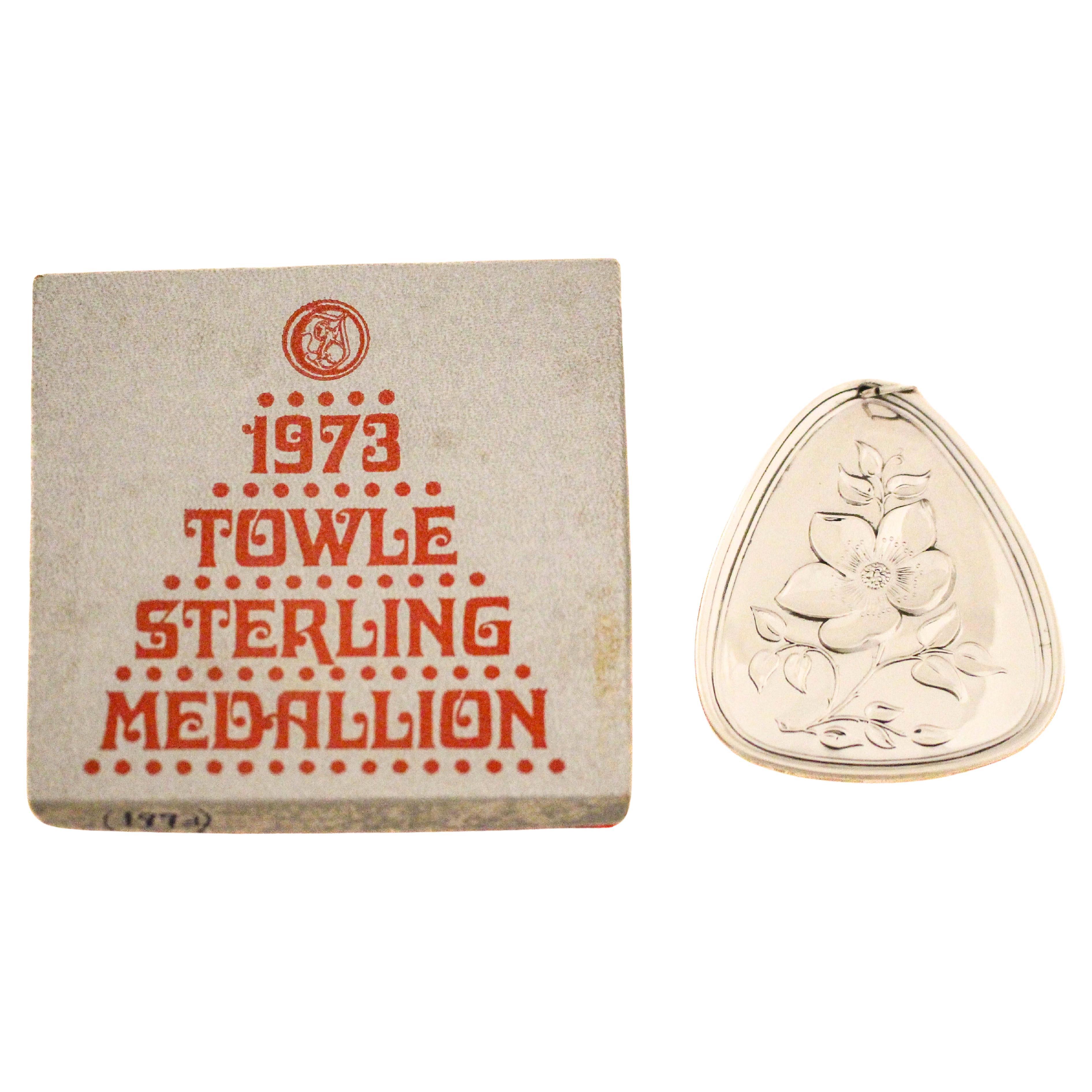 Towle Silversmiths Ornamento natalizio in argento sterling "Tre galline francesi"