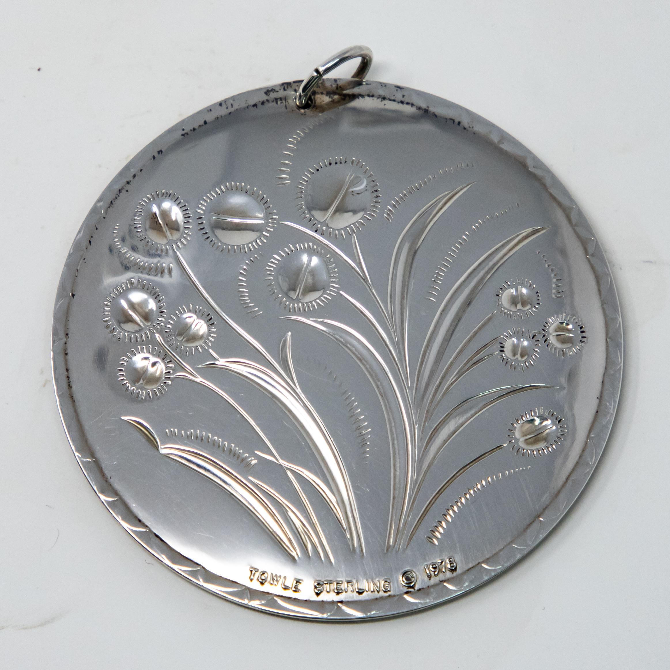 Other Towle Sterling Ornament Eight Maids a Milking with Box, 1978 For Sale