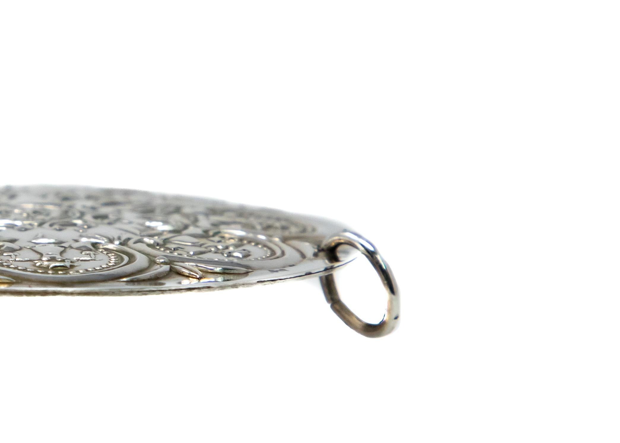 Late 20th Century Towle Sterling Ornament Eight Maids a Milking with Box, 1978 For Sale