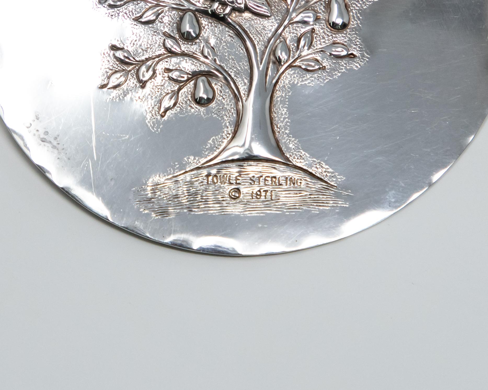 sterling pear ornament box