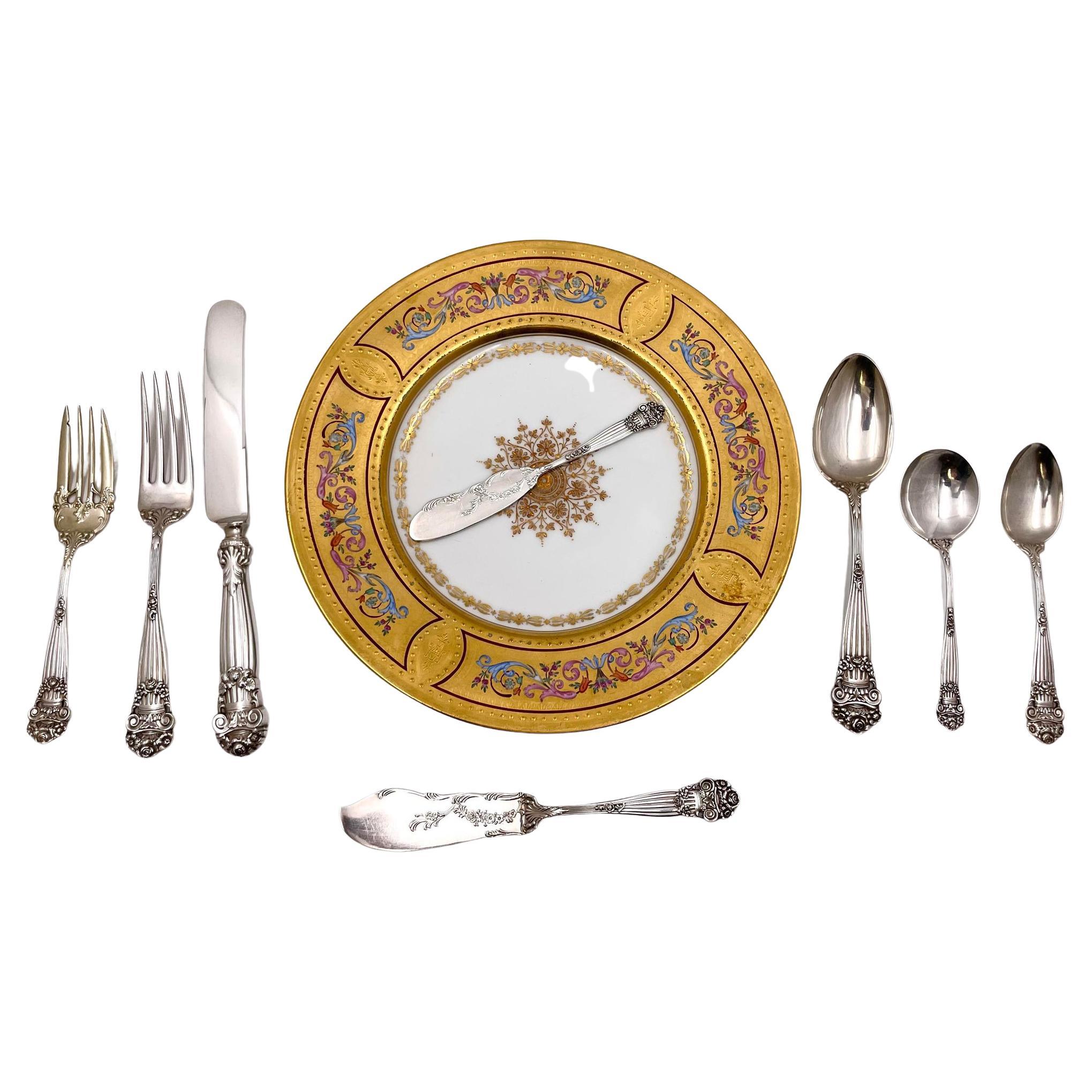 Royal Windsor Gold by Towle Sterling Silver Flatware Set for Six