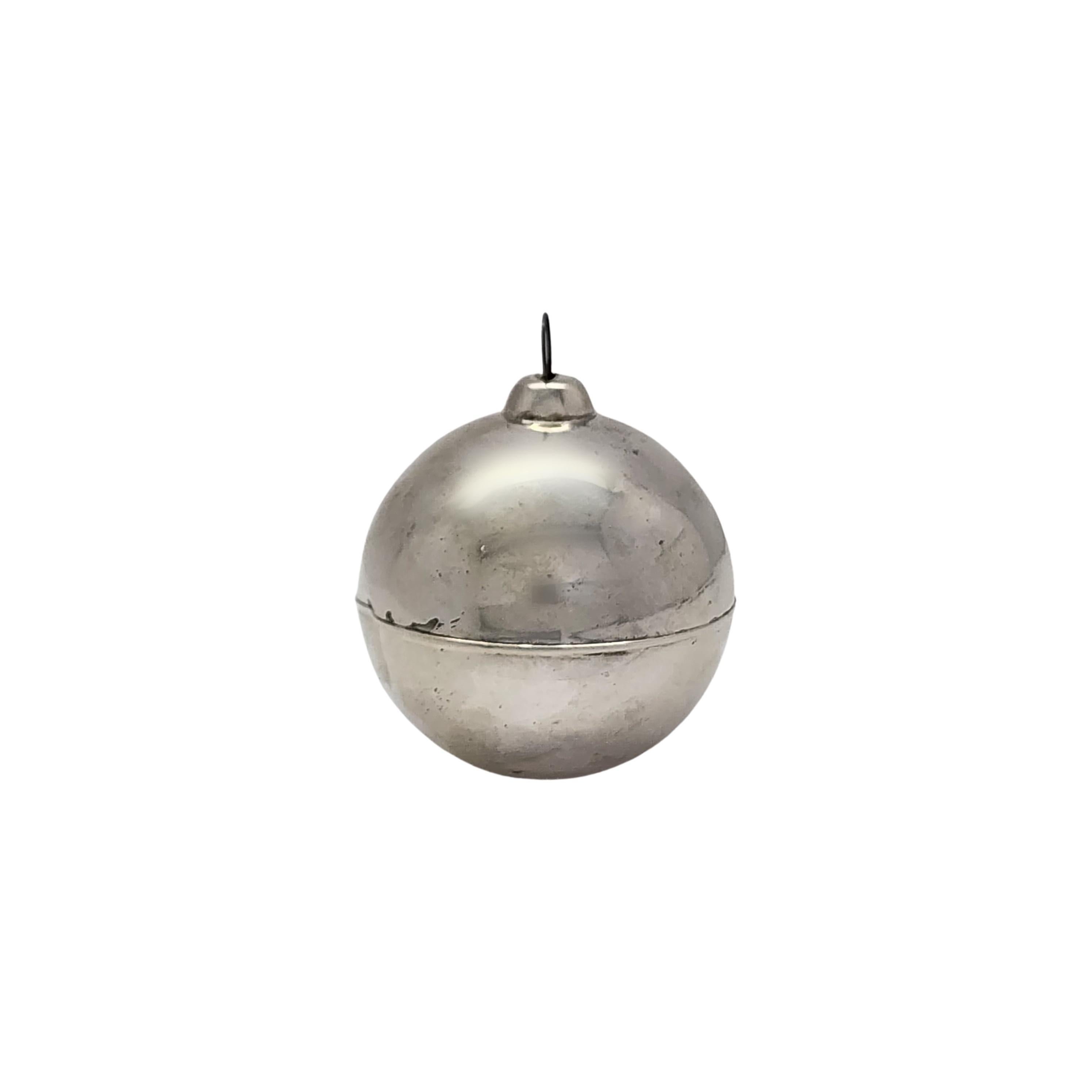 Women's or Men's Towle Sterling Silver Ball Christmas Tree Ornament #15739