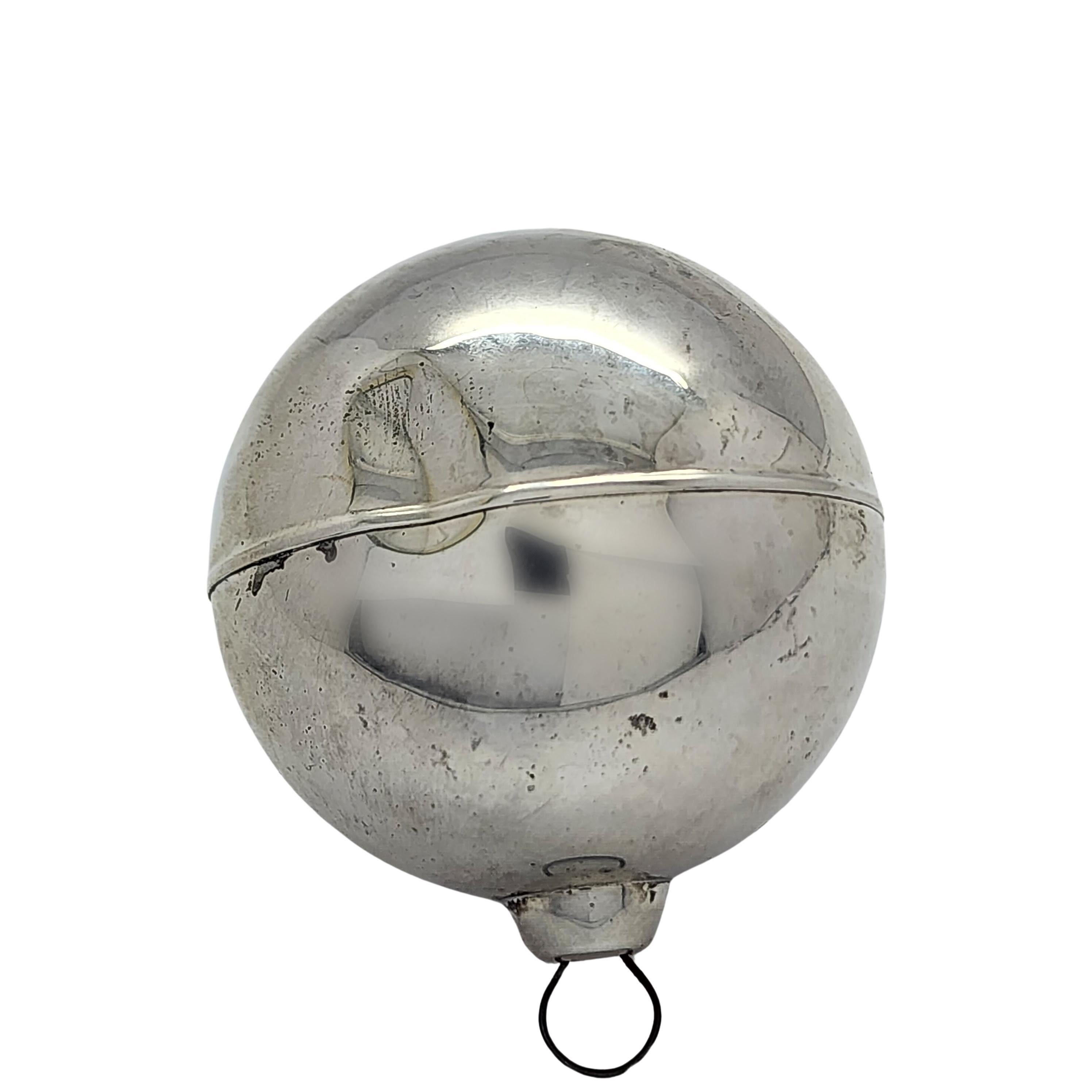 Towle Sterling Silver Ball Christmas Tree Ornament #15739 3