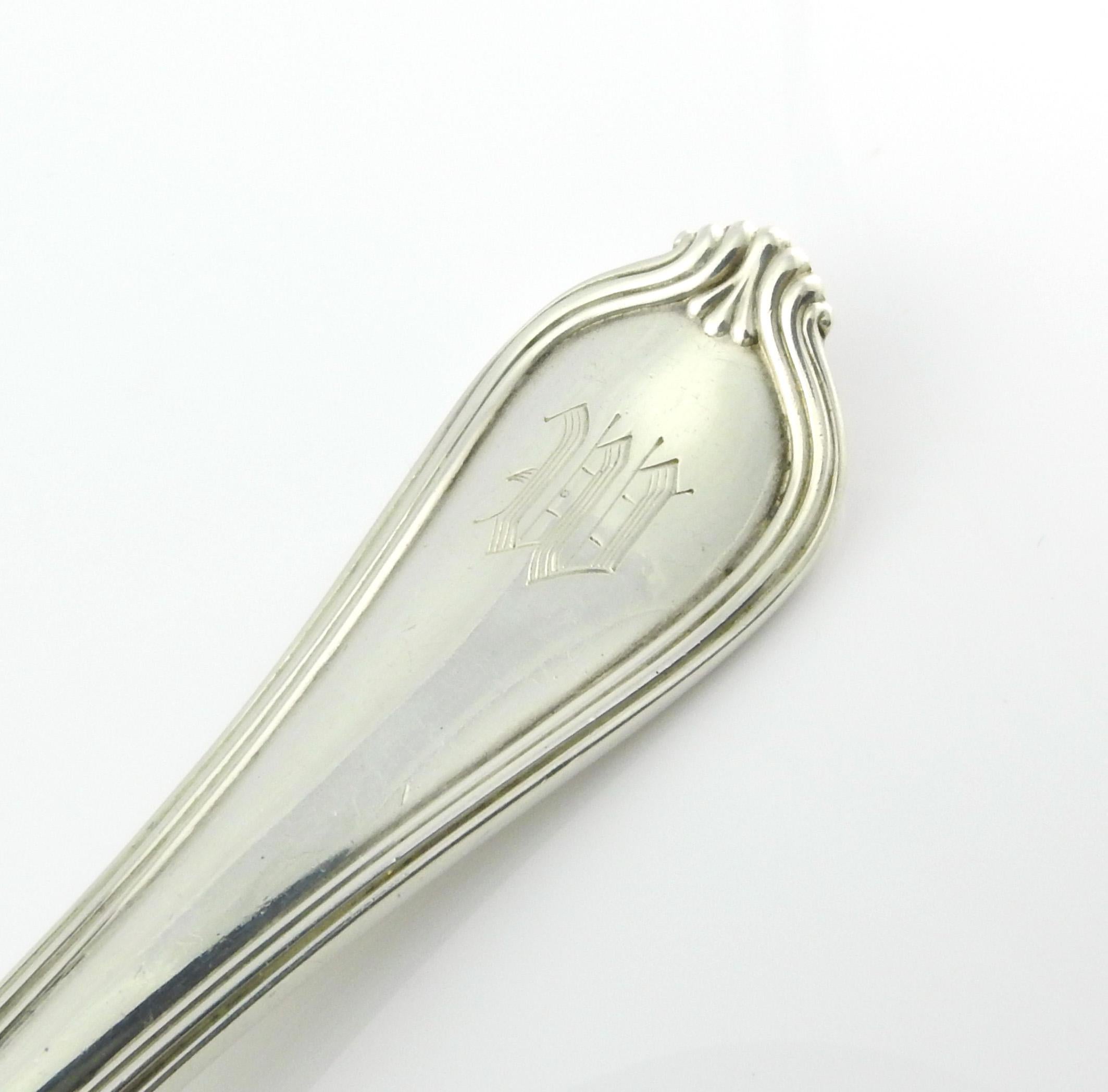 20th Century Towle Sterling Silver Paul Revere Asparagus Fork For Sale