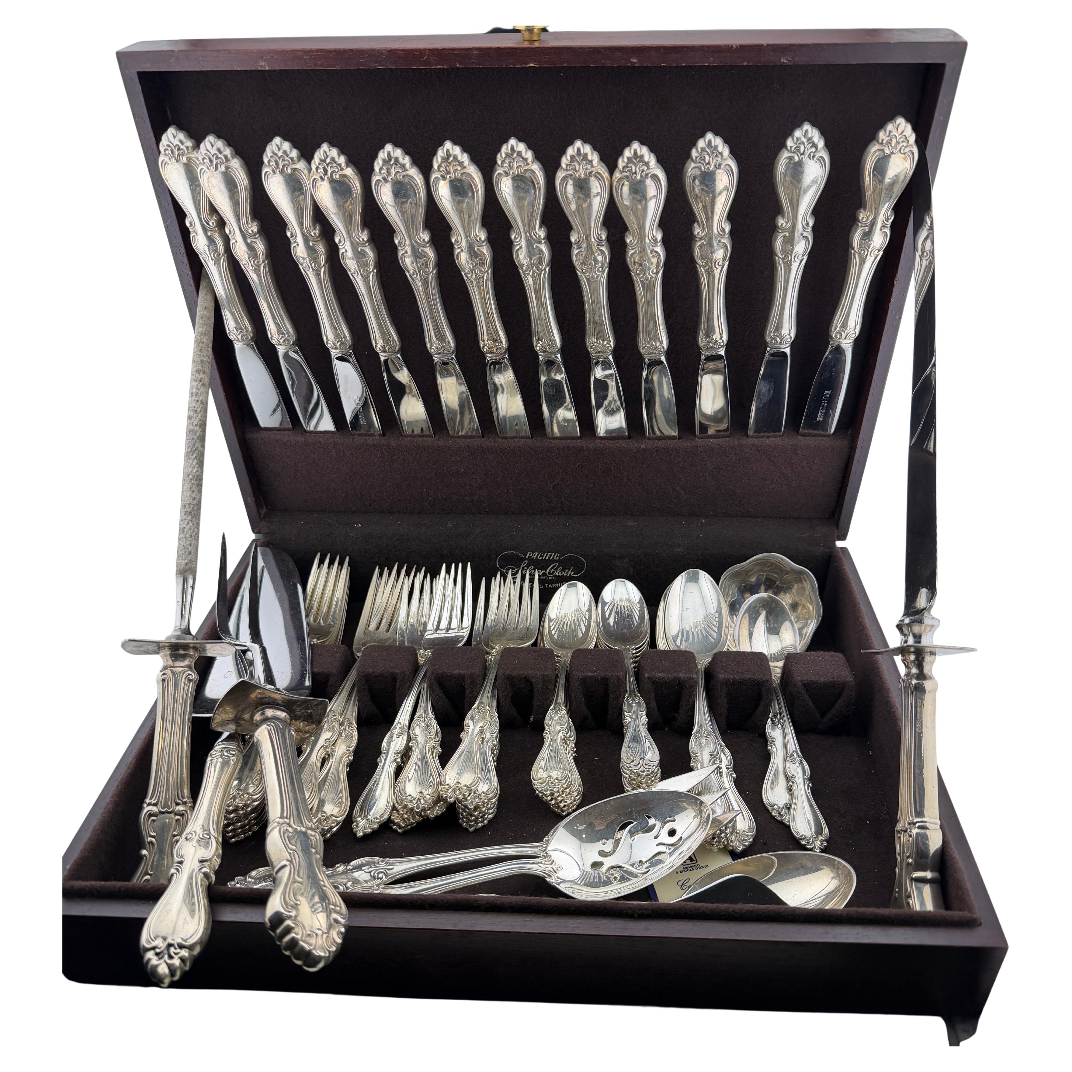 Towle Sterling Silver Set 1970/ 63 Pieces in vendita