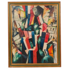 Pintura abstracta urbana