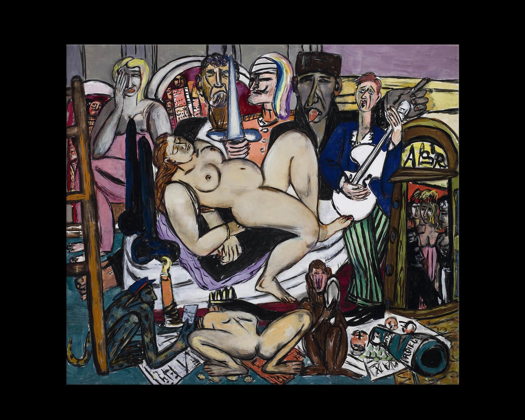 This large Expressionist Masterpiece is a faithful yet nuanced reproduction of 